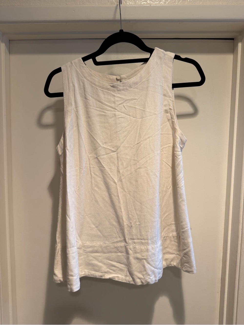 Linen Blend Flowy Tank Top